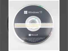 Genuine Windows 11 Pro OEM DVD French Edition 64-Bit System Builder License for Business